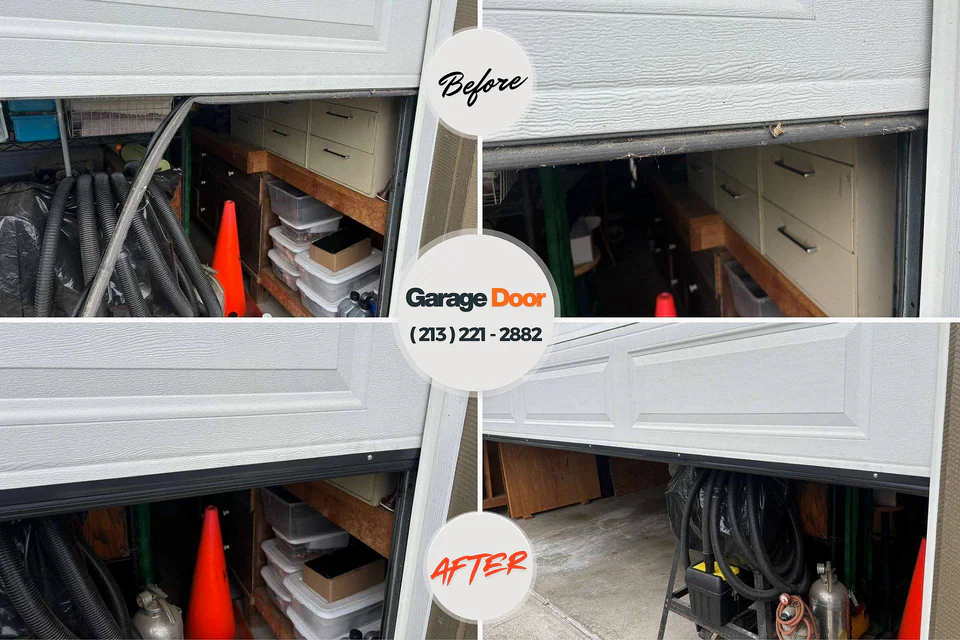 Before and after: garage door repair near me Dripping Springs